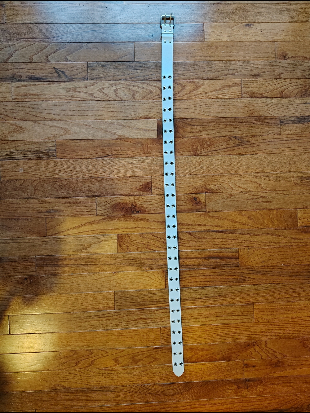 43 Inch White Star Studded Belt Back To School